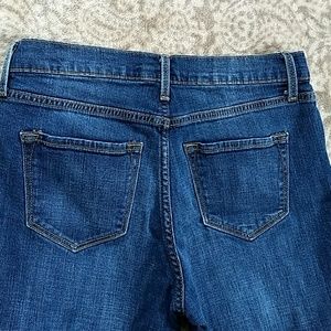 27 inch inseam high-rise flare Old Navy jeans